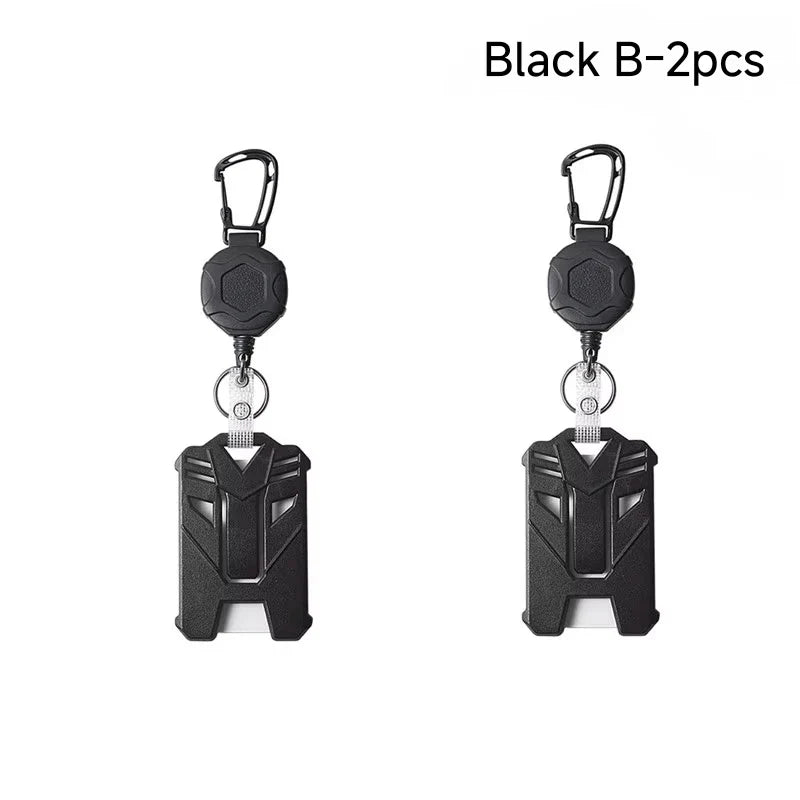 Retractable Badge Holder with ID Card Holder Case Clip