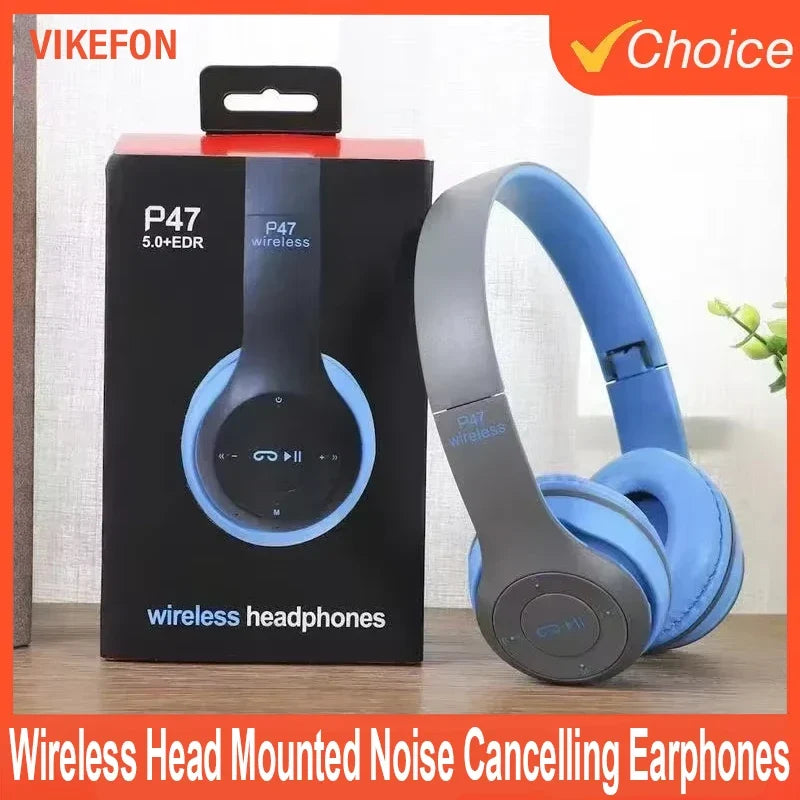 Multifunctional Portable Foldable Headmounted Wireless Bluetooth 5.0 Headset For Bluetooth connection TF Card Wired Connection