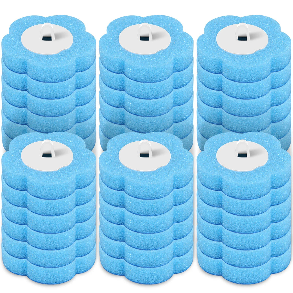 Disposable Toilet Brush Set with Holder & Refills