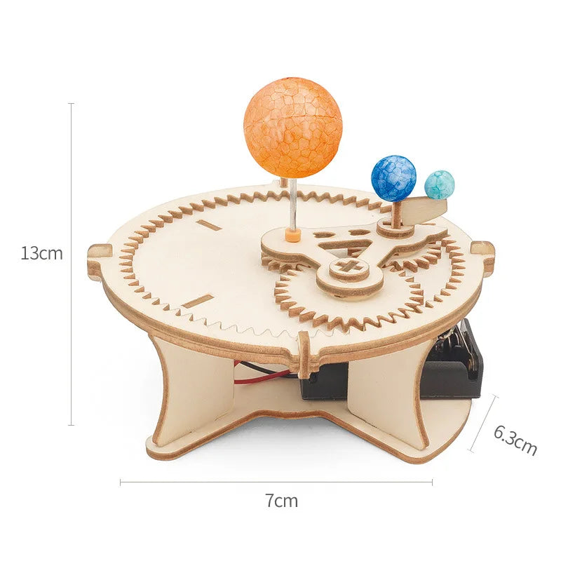 DIY Wooden Solar System Astronomy Model