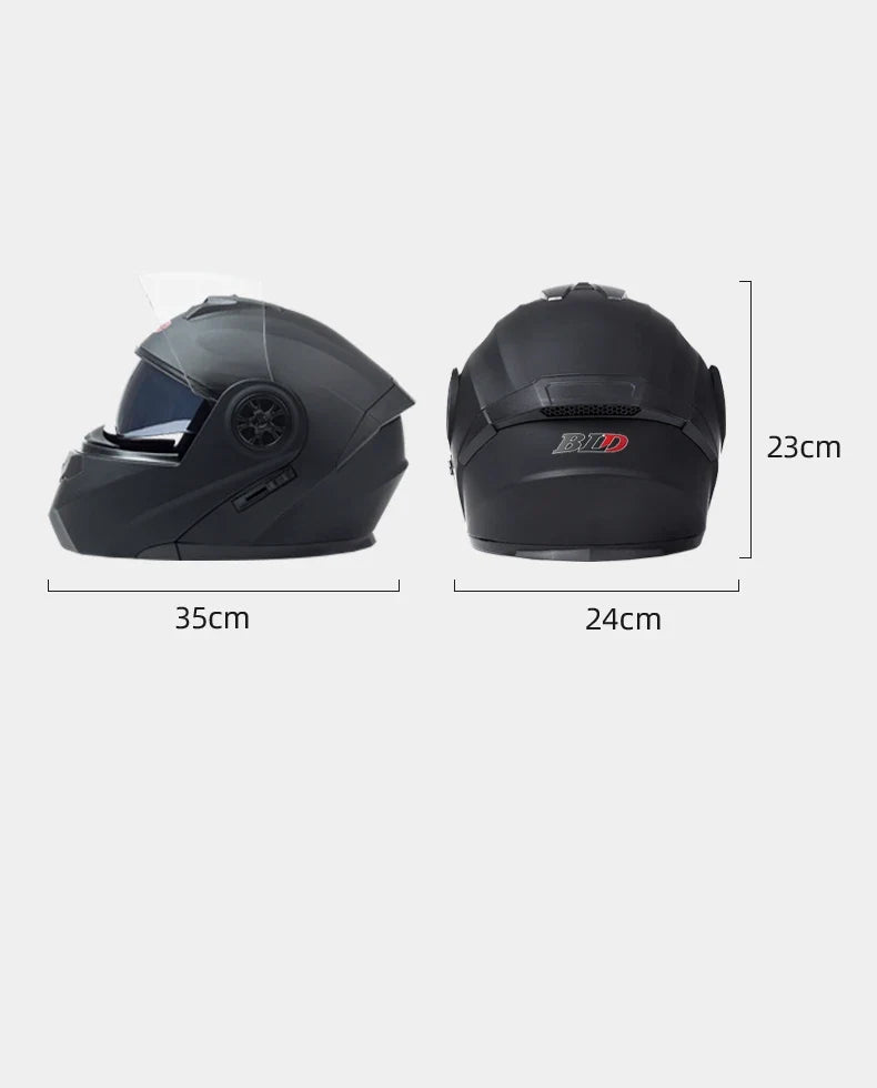 Flip Up Motorcycle Helmet DOT Dual Visor Modular Full Face