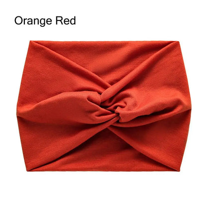 Twisted Extra Wide Turban Workout Headband for Women