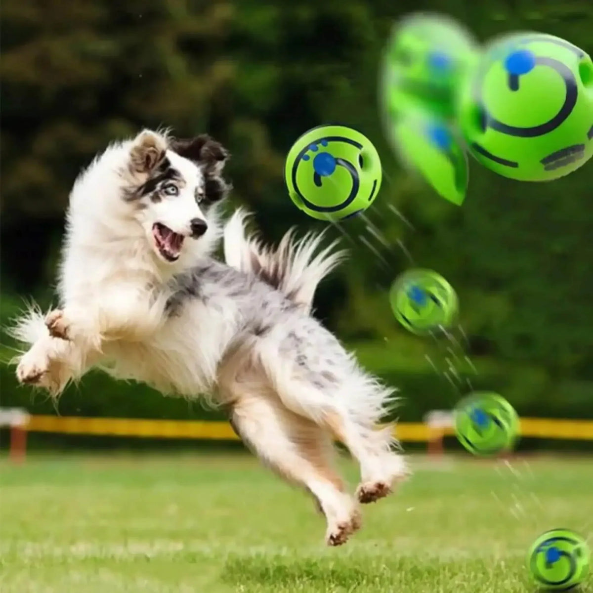 Interactive Giggle Ball Dog Toy for IQ Training and Active Play