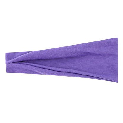 Women's Solid Color Elastic Turban Yoga Headband