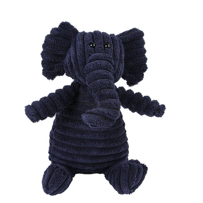 Corduroy Dog Molar Plush Toy for Interactive Chewing and Play