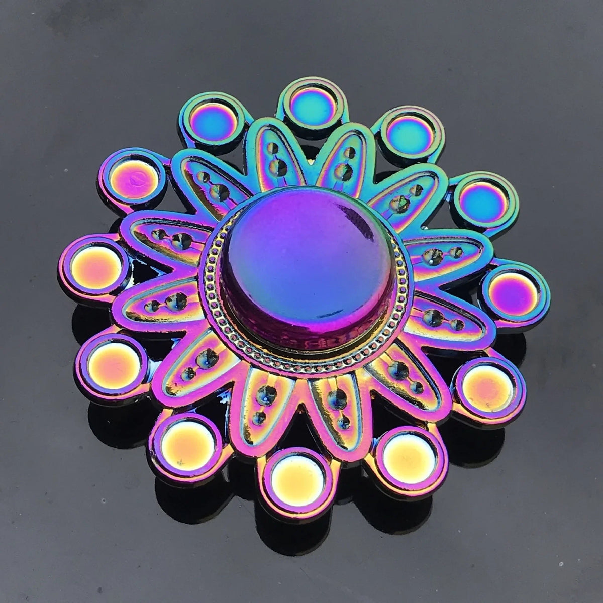 Rainbow Metal High-Speed Fidget Spinner