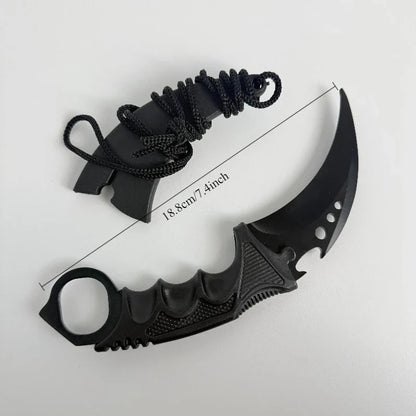 Night Talon Karambit Toy – Safe Cosplay Claw Knife with Sheath