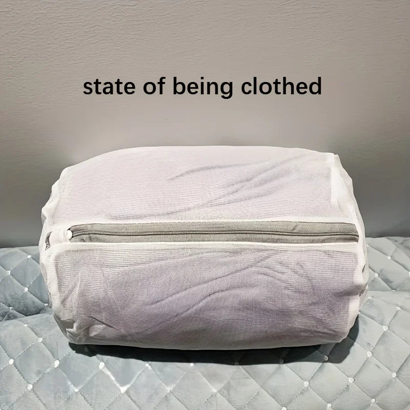 Versatile Shoe Washing Bag - Durable Mesh Laundry Bag for Sneakers, Running Shoes, Socks & Bras with Zipper Closure, Laundry Bag