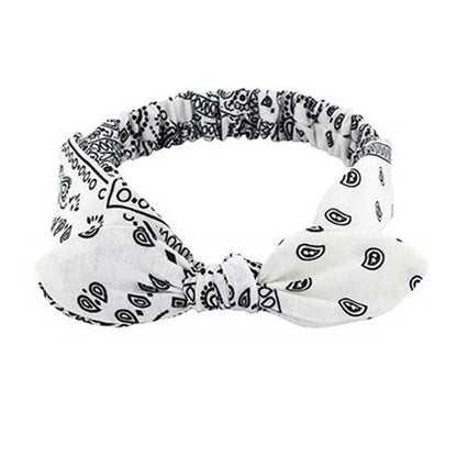 Boho Cross Knot Elastic Headband for Women