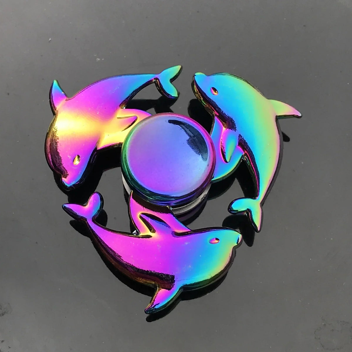 Rainbow Metal High-Speed Fidget Spinner