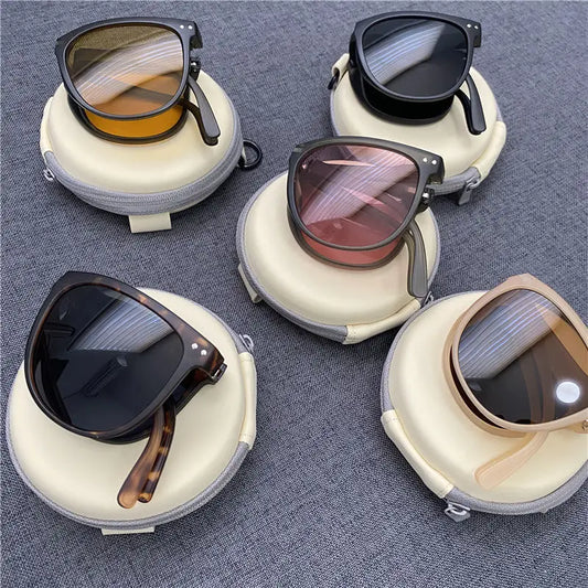 Folding Ultra Light UV400 Sunglasses for Men & Women
