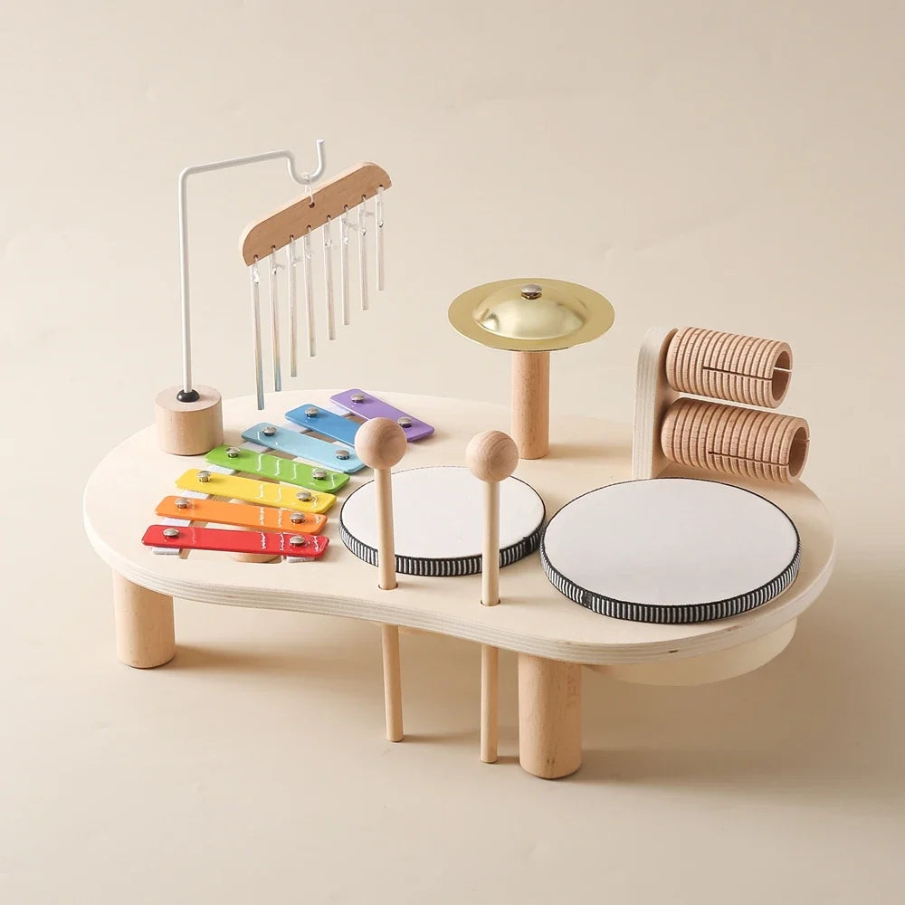 Wooden Kids Xylophone Montessori Musical Instrument Toy
