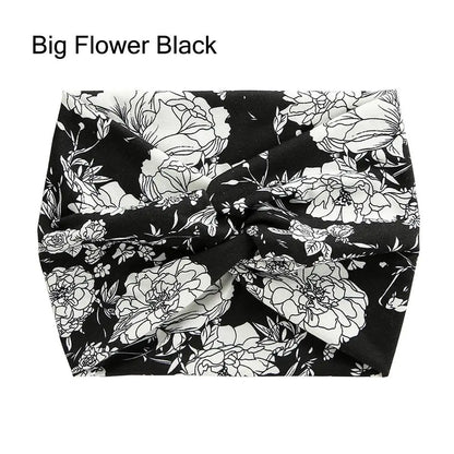 Twisted Extra Wide Turban Workout Headband for Women