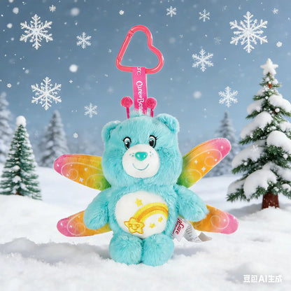Care Bears Rabbit Hat Plush Keychain Rainbow Bear Bag Charm Gift