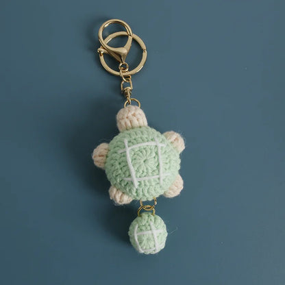 Ocean Animal Crochet Keychain Tropical Fish Bag Charm