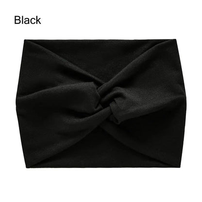 Twisted Extra Wide Turban Workout Headband for Women