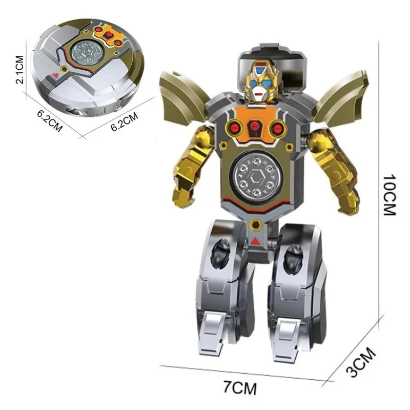 Creative Robot Transforming Fidget Spinner Stress Relief Toy