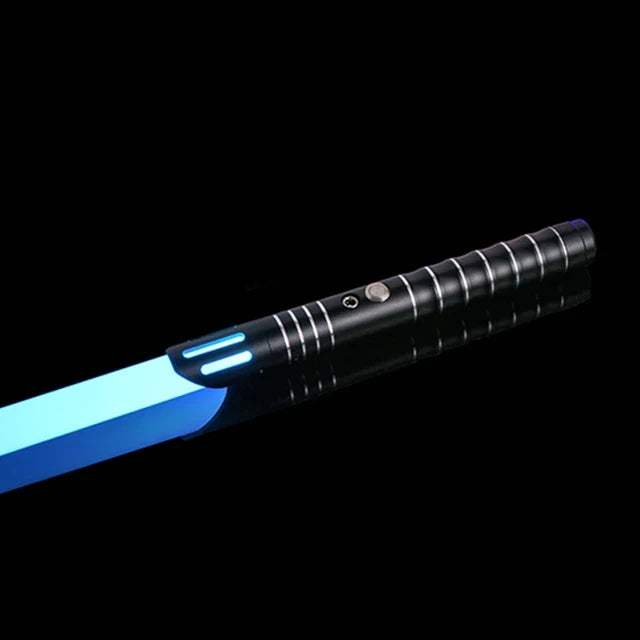 RGB Metal Lightsaber Rechargeable LED Cosplay Light Sword with Sound Effects