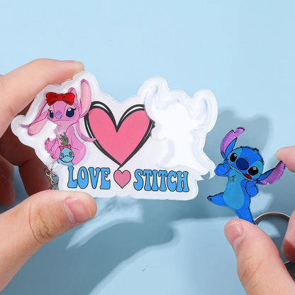 Stitch Couple Keychain