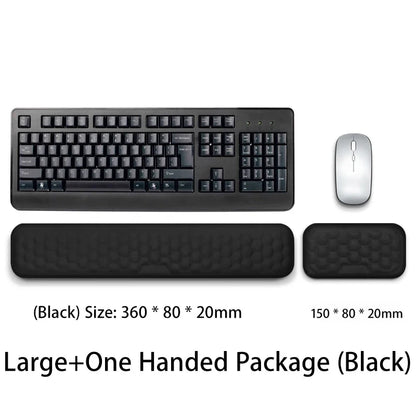 Keyboard Mouse Wrist Rest Pad Memory Foam Hand Rest Support Support Ergonomic Wrist Cushion Pad Memory Foam For Notebook Laptops