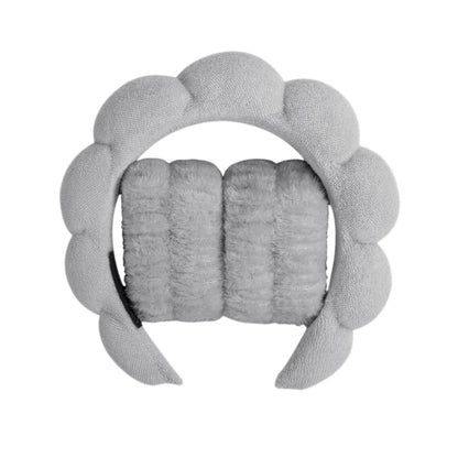 Microfiber Spa Headband & Face Wash Wristband Set