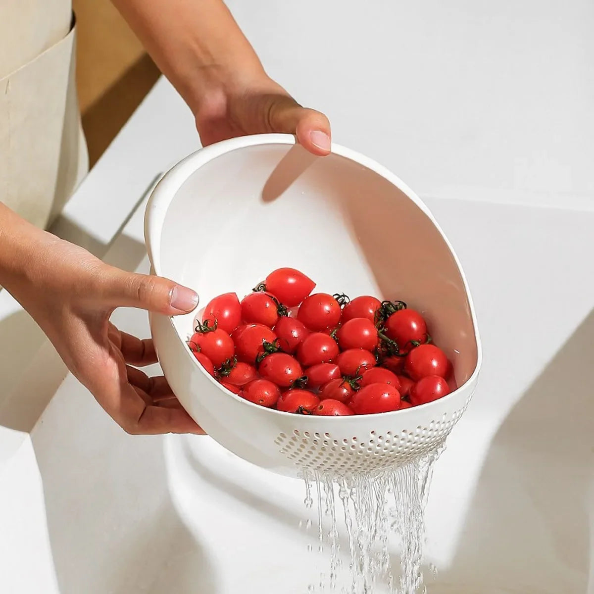 Colander Rice Bowl Drain Basket