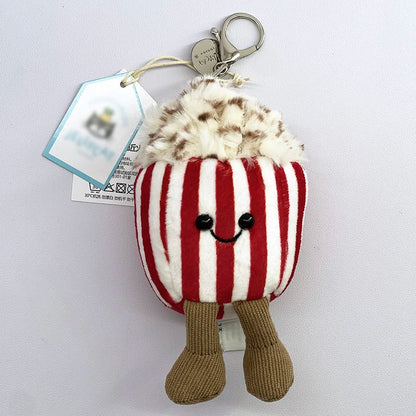 Cute Plush Keychain Soft Animal Bag Charm Pendant