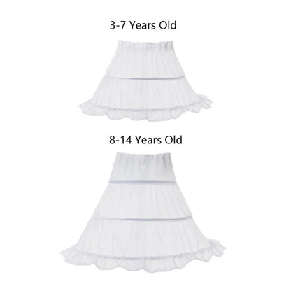 Kids Snow White Princess Costume Dress with Cape