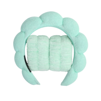 Microfiber Spa Headband & Face Wash Wristband Set