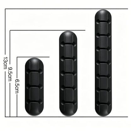 Desktop Cable Organizer, Mobile Phone Charging Cable, Data Cable Organizer, Network Wiring Fixture, Storage Bundle Buckle
