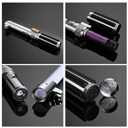 RGB Metal Lightsaber Rechargeable LED Light Sword