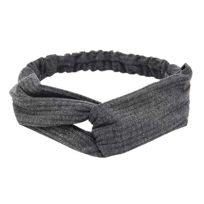 Boho Cross Knot Elastic Headband for Women