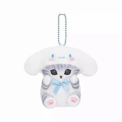 Kawaii Mofusand Sanrio Plush Keychain Anime Bag Charm