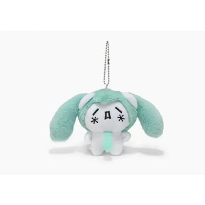 Hatsune Miku Plush Keychain Kawaii Anime Bag Charm