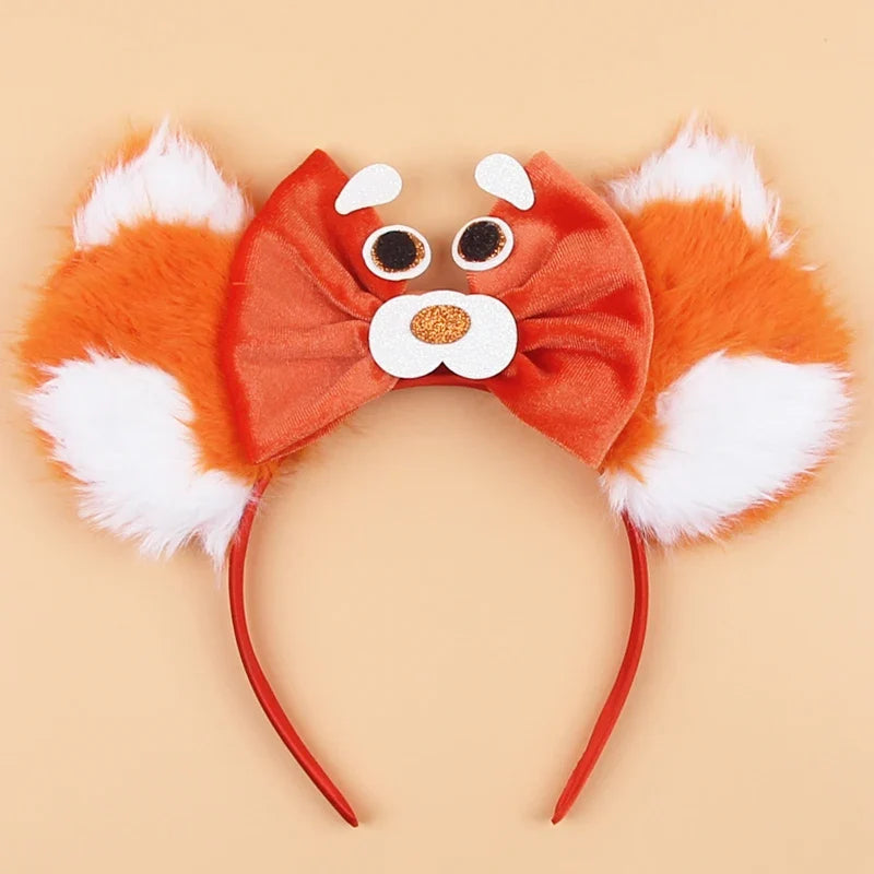 Sequin Mouse Ears Bow Headband for Women & Girls