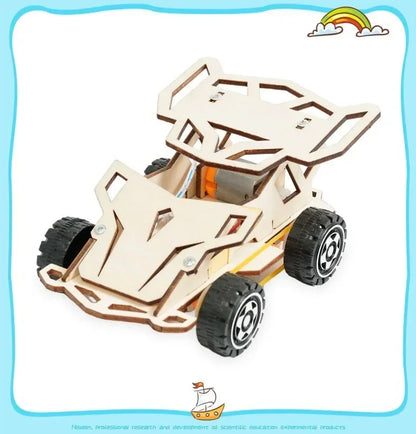 DIY Wooden Remote Control Car STEM Science Experiment Building Kit for Kids