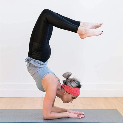 Women's Solid Color Elastic Turban Yoga Headband
