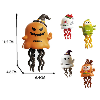 Wind-Up Dancing Ghost Clockwork Toy for Interactive Kids Play Fun