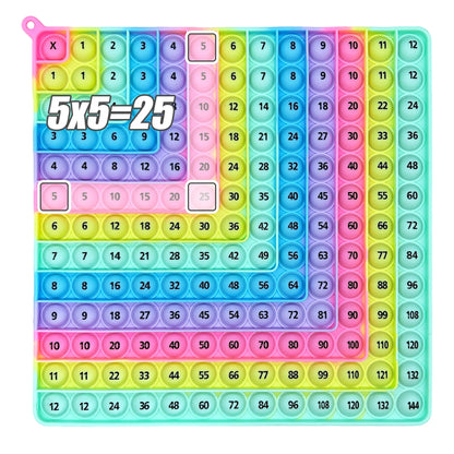 12×12 Multiplication Practice Math Learning Board Game