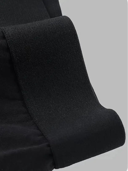 Men's Boxer Shorts 10PCS Breathable Stretch Black Underwear