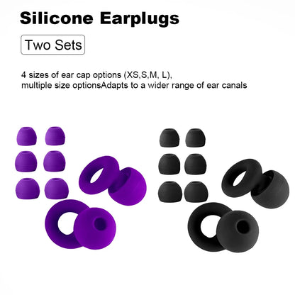 Silicone Earplugs for Swimming Sleep Noise Cancel Noise Reduction-Soundproof Reduce Disturbances -Quality Earplugs