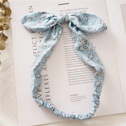 Boho Cross Knot Elastic Headband for Women