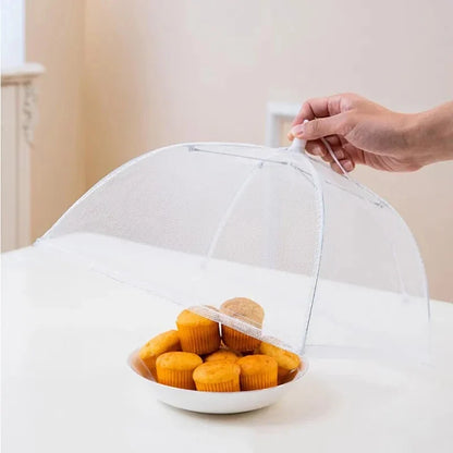 Food Cover Mesh Folding Washable Flies Tables Cover Insect Proof Protective Dish Covers Home Kitchen Storage Accessaries