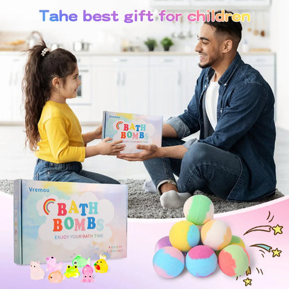 Kids Bath Bomb Gift Set 15/24 Pack with Surprise Inside