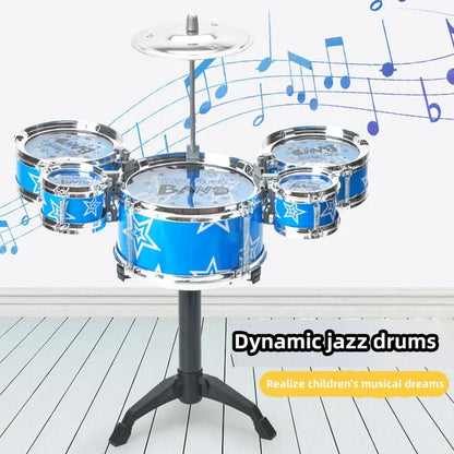 Kids Jazz Drum Set Musical Instrument Toy for Beginners