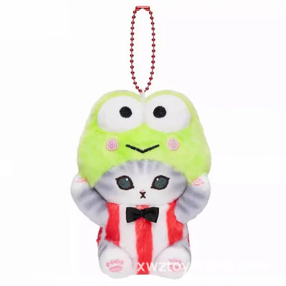 Kawaii Mofusand Sanrio Plush Keychain Anime Bag Charm