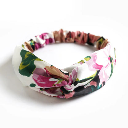 Boho Cross Knot Elastic Headband for Women