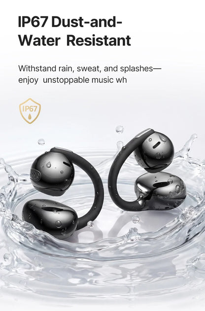 Baseus Bowie MC2 AIR Clip-on TWS Earbuds Ear Clips Wireless Earphones Bluetooth 6.0   Open Earrings 4 Mic ENC Sports Headphones