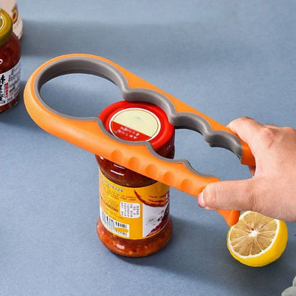4-in-1 Jar Opener – Multi Function Lid, Bottle & Can Opener