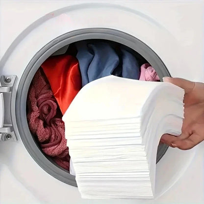 Color Catcher Sheets Anti Color Run Laundry Sheets Strong Absorption Honeycomb Disposable Mixed Washing Prevent Clothes Staining